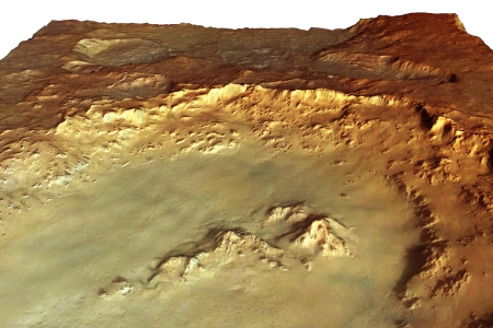 Crater Hale op Mars