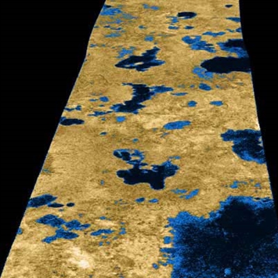 Tõendid järvede kohta Titanil