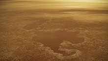 Titanin järvien todisteita