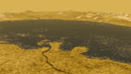 Evidência dos lagos em Titã
