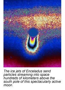 El núcleo radiactivo podría explicar géiseres en Encelado
