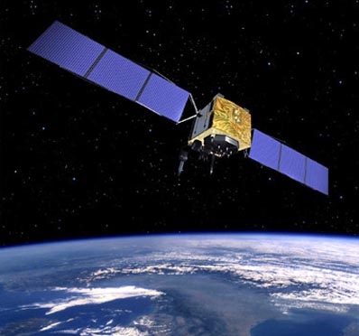 Delta transporterer GPS-satellit i Orbit