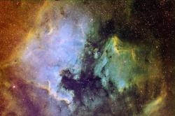 天体写真：ドンゴールドマンによる北アメリカとペリカン星雲
