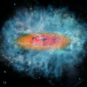 Супермасивни черни дупки в началото