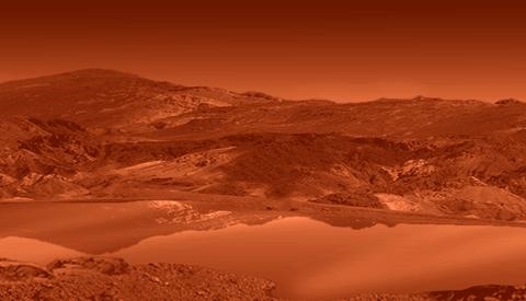 タイタンの表面の詳細な画像