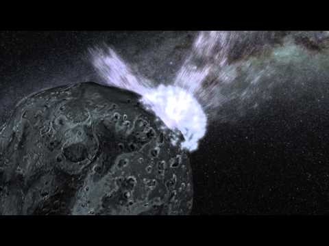 Swift Satellite captura o sobrevôo caído do asteróide 2005 YU55
