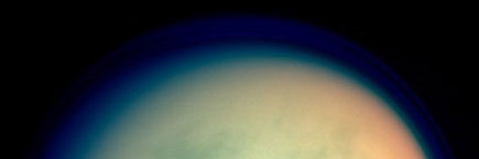 Image en fausses couleurs de Titan