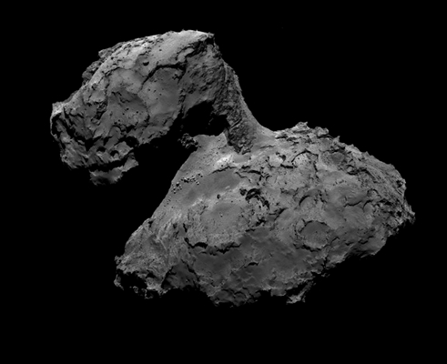 Landing op een komeet