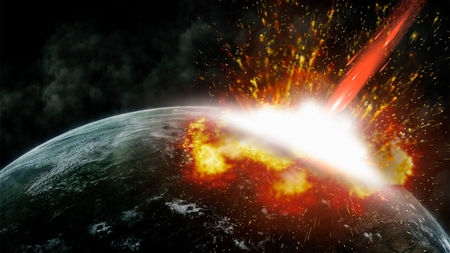 Asteroide que casi acabó con la vida en la Tierra