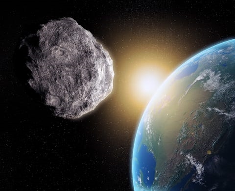 지구상의 생명을 거의 끝낸 소행성