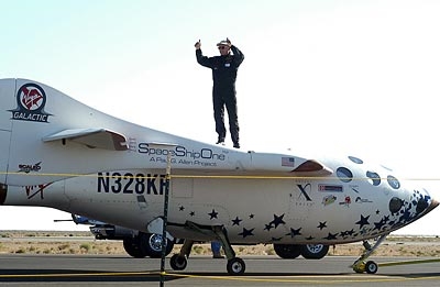 النجاح ل SpaceShipOne!