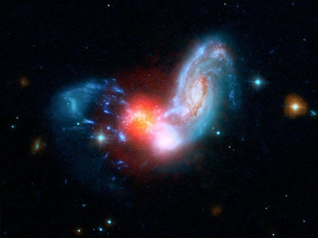 衝突する銀河と星形成