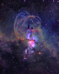 Csillagképződés az NGC 3576-ban