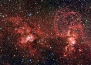 Stervorming in NGC 3576