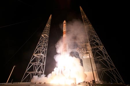 Delta IV Rocket Launches from Cape Canaveral with US Military Satellite