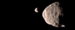 L'opportunité voit Phobos et Deimos