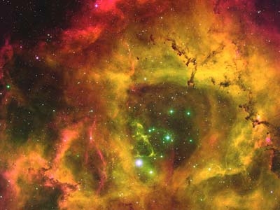 Csillagok az Rosette ködben