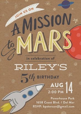 Planen Sie eine Mars-Party?