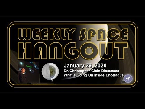 Weekly Space Hangout: 29 januari 2020 - Plumes on Enceladus med Dr. Christopher Glein