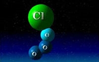 Molécula destructora de ozono encontrada