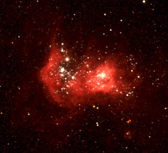 هابل بيرز في قلب غالاكسي NGC 300