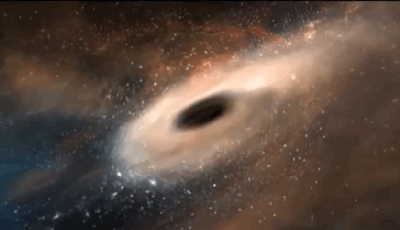 Au bord d'un trou noir supermassif