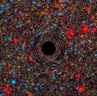 Na robu supermasivne črne luknje