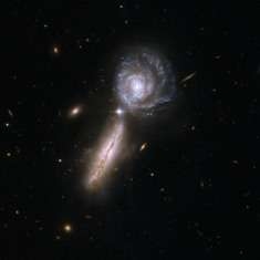 Galaxy Collision separerar Out the Dark Matter