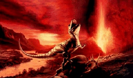 Dinozaurii uciși de vulcani și asteroizi?