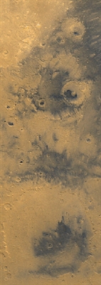 Huygens-kráter széle