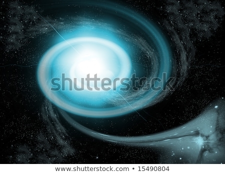Čierna diera v centre hmloviny