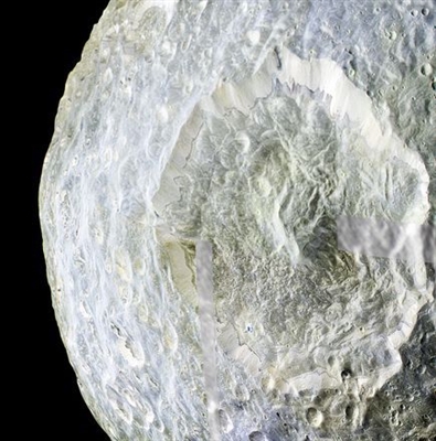 Mimas Kecil, Saturnus Besar