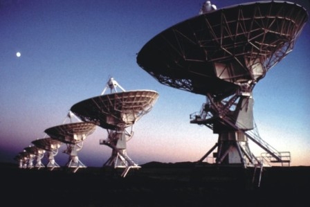 Los radiotelescopios de todo el mundo se combinan en tiempo real