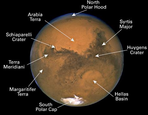 Kur NASA turėtų ieškoti Marse?