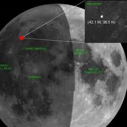 Strike Meteoroid di Bulan