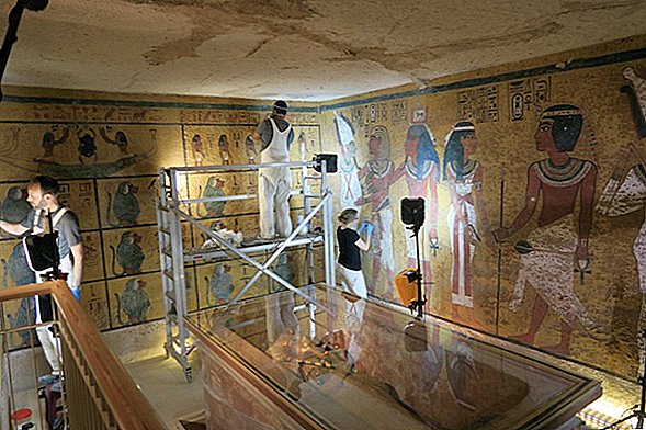 Mormântul vechi al regelui Tut de 3.000 de ani în cele din urmă restaurat