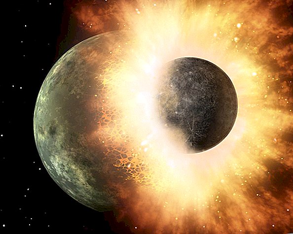 Alte Kollision mit unbekanntem Zwergplaneten ließ den Mond schief, Studie schlägt vor