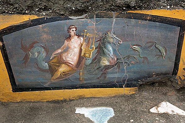 Clienții anticipați cu fast-food ”din Pompeii antici, cu logo sexy
