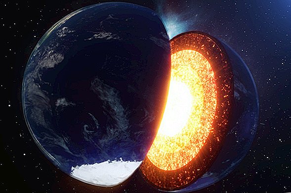 Unter der Erdkruste kriechen heiße Felsen, während ozeanische Platten in Richtung Kern stürzen