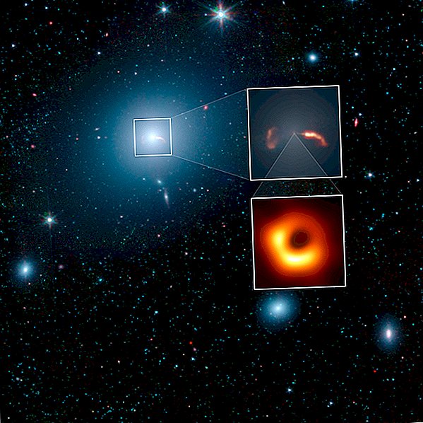 Schwarzes Loch spuckt energiereiche Jets mit nahezu Lichtgeschwindigkeit aus