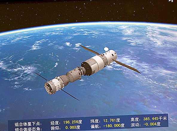 Čínska vesmírna stanica Tiangong-2 zničená v ohnivom opätovnom vstupe cez Tichý oceán