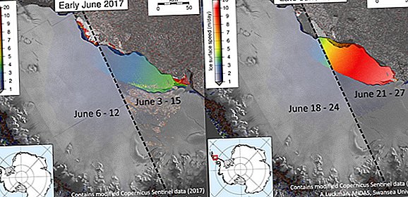 Der Eisberg in Delaware-Größe steht kurz vor dem Abbruch der Antarktis