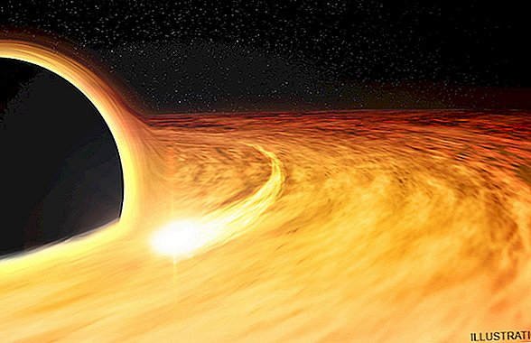 Uma estrela moribunda enviou um SOS apontando para seu assassino: um buraco negro de serra circular