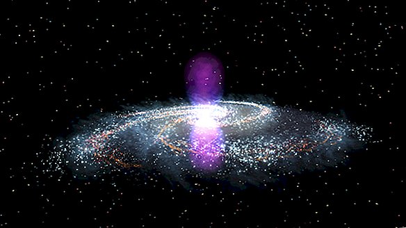 Earthlings ยุคแรกอาจจะดูกาแลคซีของศูนย์กลางระเบิด 3.5 ล้านปีก่อน