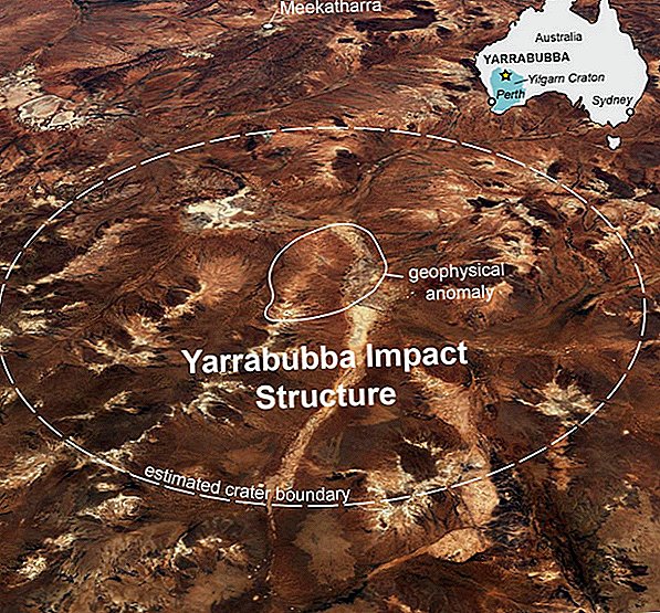 El sitio de accidente de meteorito más antiguo conocido de la Tierra encontrado en el Outback australiano