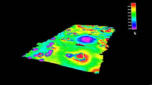 Enorma kratrar som sprängdes i havsbotten av kärnbomber kartlade för första gången