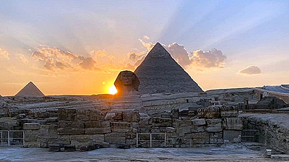 O equinócio revela um dos segredos da esfinge icônica do Egito