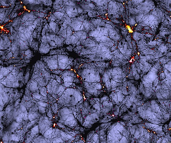 Matéria escura 'Fuzzy' exótica pode ter criado filamentos gigantes no início do universo