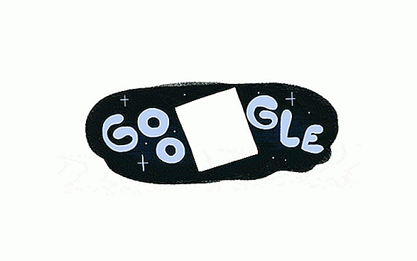 Cair no Doodle do Google de um buraco negro