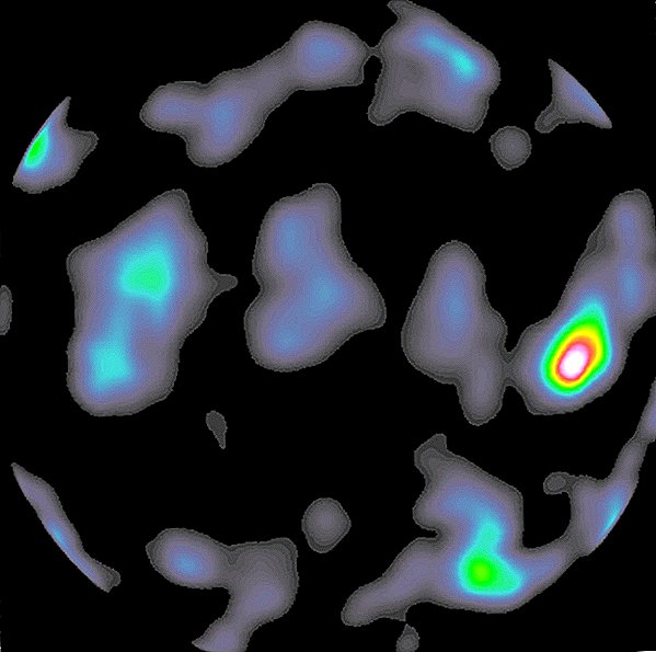 Pirmo reizi zemes gama-staru pārsprāgšanas attēls parāda gaismu, kas Āzijā eksplodē no pērkona kluča